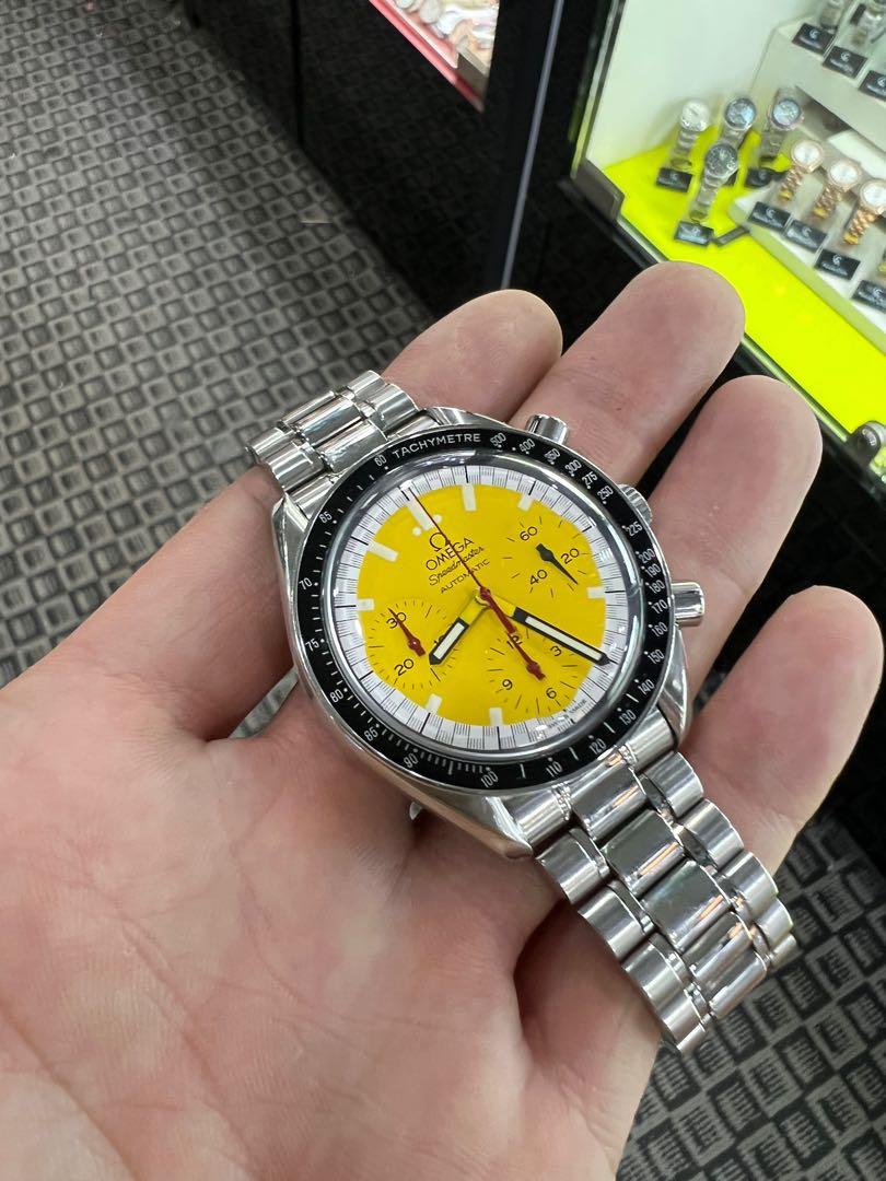 Omega michael sales schumacher yellow