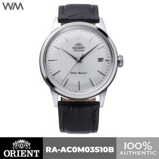 Orient Bambino White Dial Mechanical Classic Automatic Leather Dress Watch RA-AC0M03S10B
