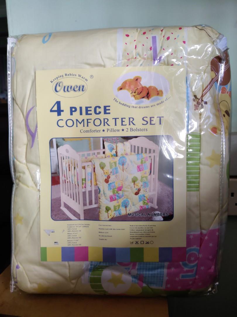 Owen 4 piece comforter set, Babies & Kids, Baby Nursery & Kids