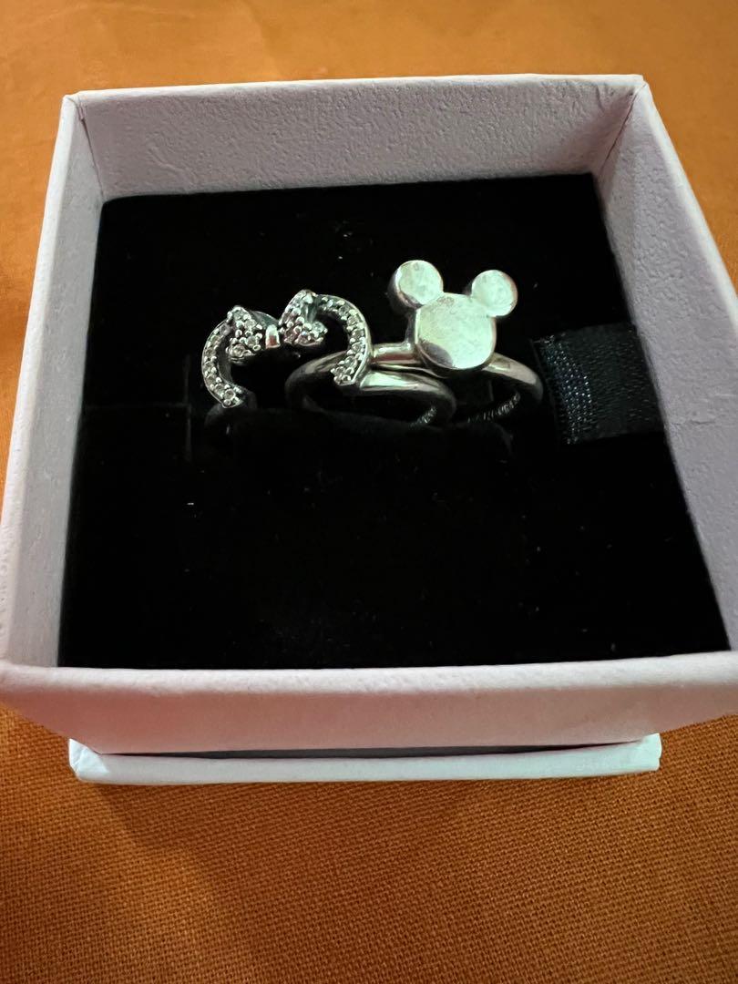 Pandora minnie hotsell and mickey rings