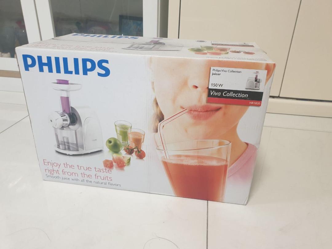 Philips Viva Collection Slow juicer HR1830/03 BNIB, TV & Home