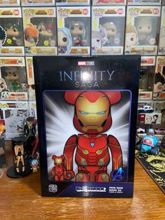 Physical stock) 400%+100% boba fett recovered armor bearbrick 