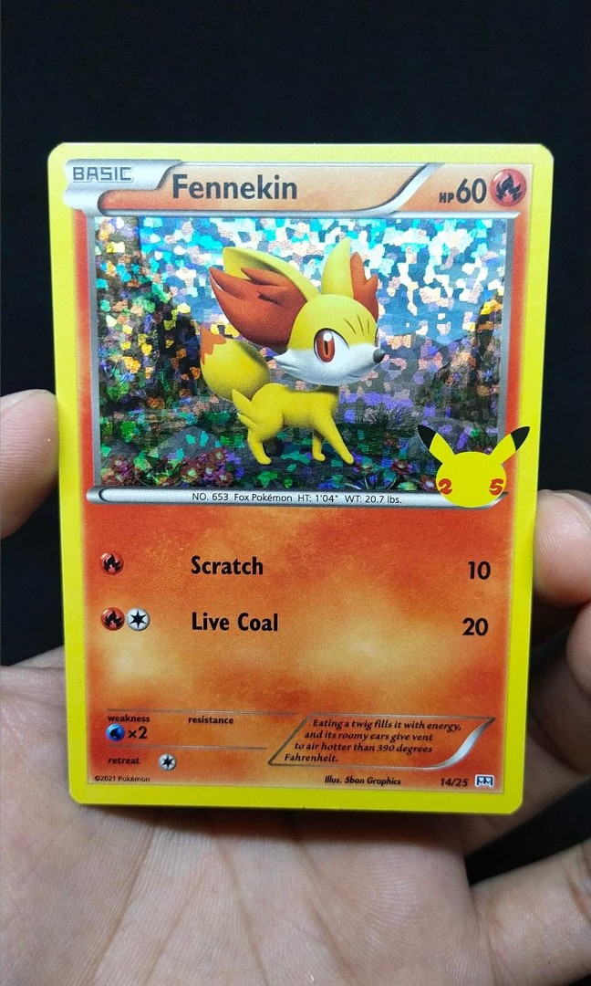 Pokemon Card - FENNEKIN #14 - HOLO (McDONALD'S COLLECTION) YEAR 2021, Hobbies & Toys, Toys & Games on Carousell Pokemon Card - FENNEKIN #14 - HOLO (McDONALD'S COLLECTION) YEAR 2021, Hobbies & Toys, Toys & Games on Carousell