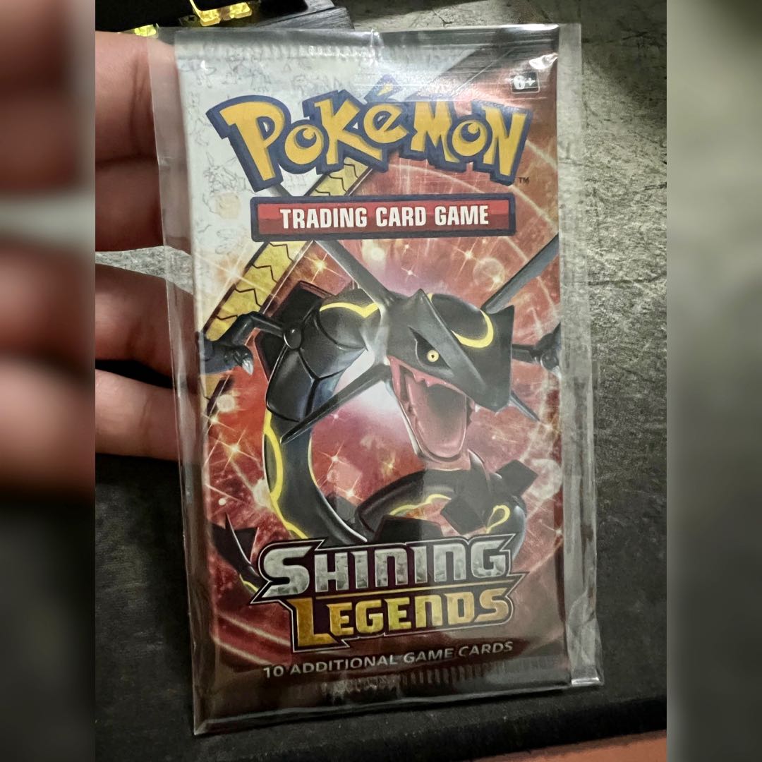 Pokemon TCG Shining Legends Booster Pack (Shining Rayquaza Art ...