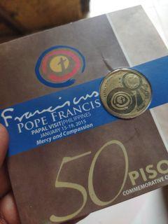 Pope Francis P50 Comemorative Coin
