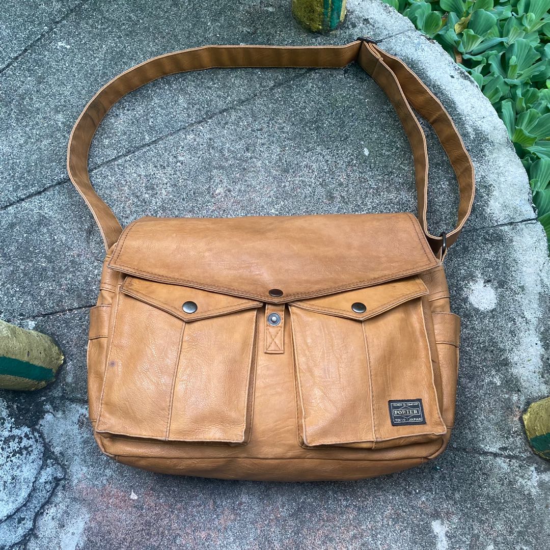 Porter leather deals sling bag