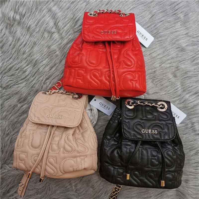 Guess small top backpacks