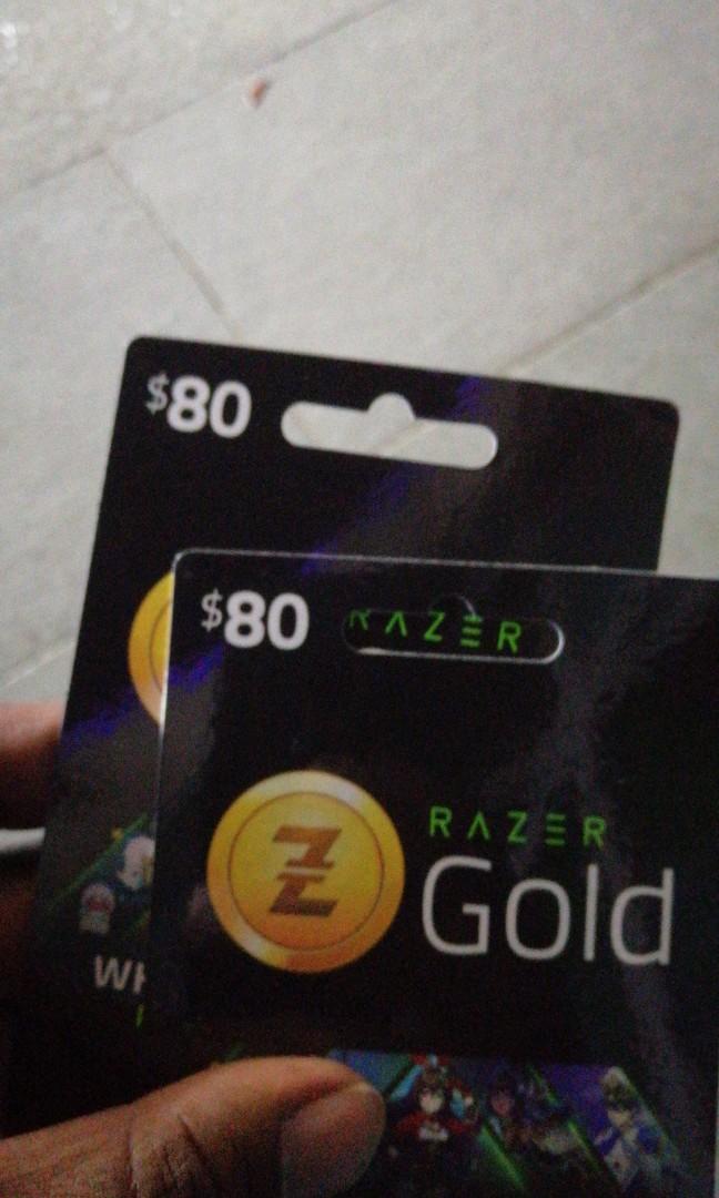 Razer gold card, Tickets & Vouchers, Store Credits on Carousell