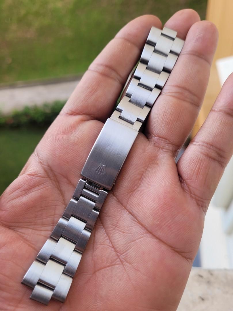 Solid Steel bracelet strap for Rolex 19mm Watch - LuxuryWatchModels –  luxurywatchstraps.co.uk