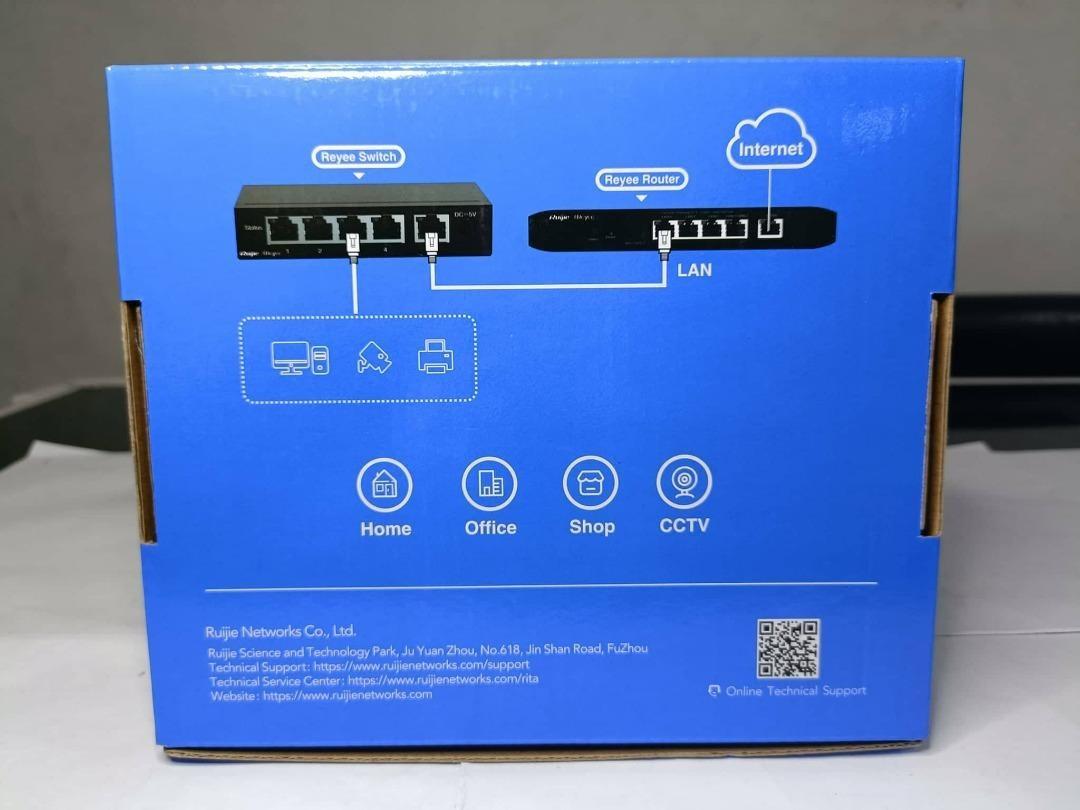 Switch Ruijie Reyee RG-ES108GD 8-Port: Thiết bị chuyển mạch chuyên nghiệp cho mạng công nghiệp 2