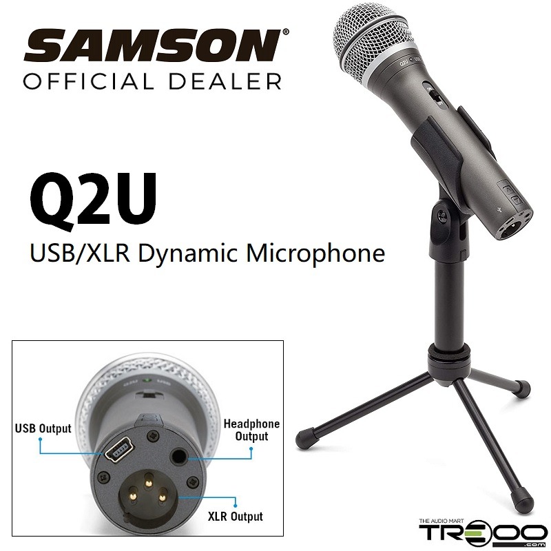 [Official] Samson Q2U Recording and Podcasting Pack USB Cardioid