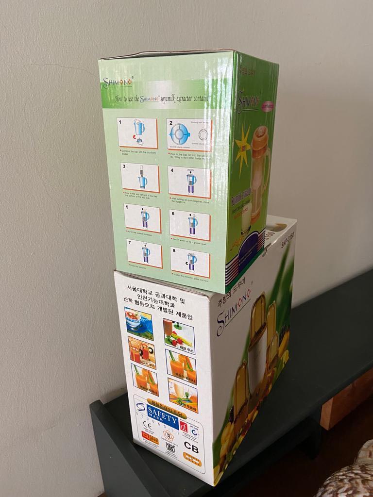 Shimono Blender and soymilk extractor, TV & Home Appliances, Kitchen