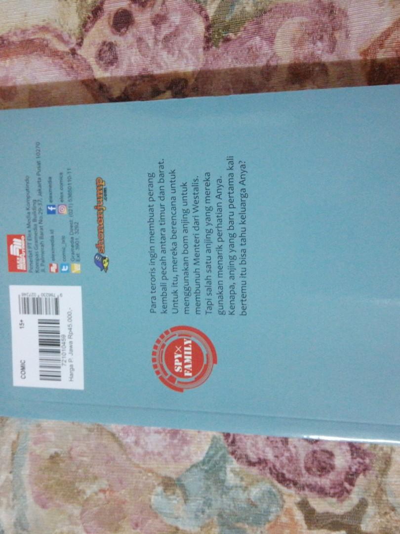 Spy x Family Manga Indonesian Language, Hobbies & Toys, Books