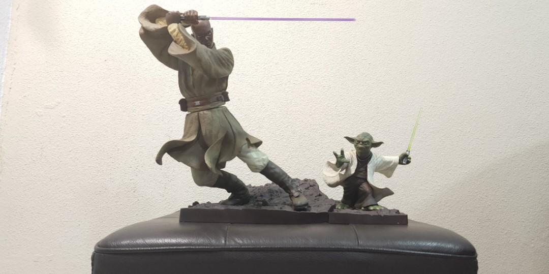 Star Wars Kotobukiya Mace Windu and Yoda, Hobbies & Toys, Memorabilia