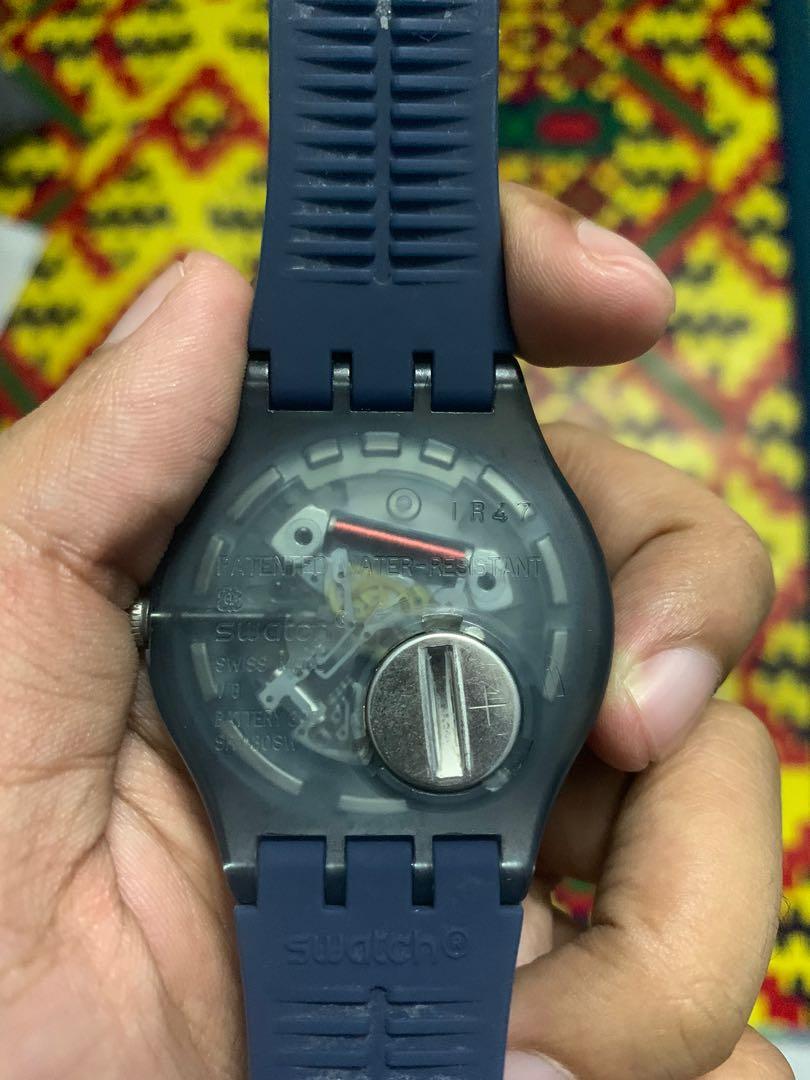 Swatch blue discount rebel watch