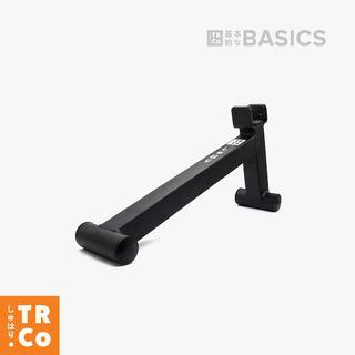 TheRack.Co Basics Mini Deadlift Bar Jack. Can Lift Any Standard Barbell From Floor Level. Makes Loading & Unloading of Weight Plates Easier. 2” Steel Square Tubings. Black Powder Coat Finish Protected by UHMW Plastic. Great for Home Gym & Commercial Use.