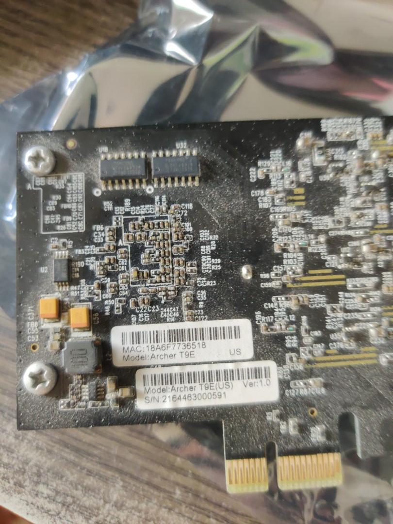 TP-Link Archer T9E PCIE WiFi card adapter, Computers & Tech, Parts ...
