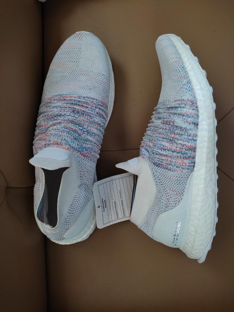 Ultra Boost Laceless Shoes multicolor UK 8.5 Men s Fashion