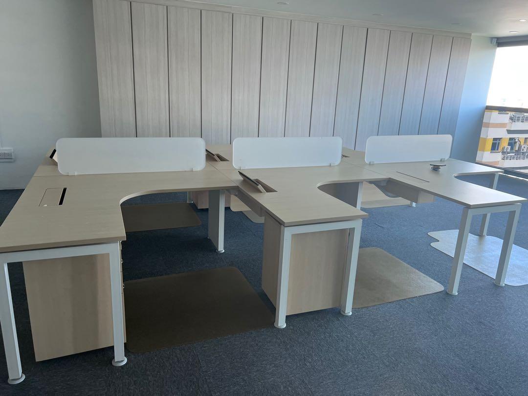 Used Office table for sales, Furniture & Home Living, Furniture, Tables