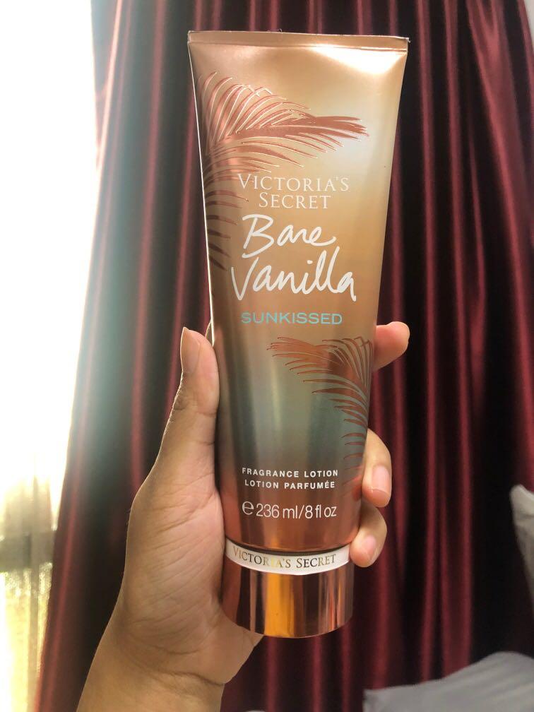 victoria s secret bare vanilla sunkissed fragrance lotion