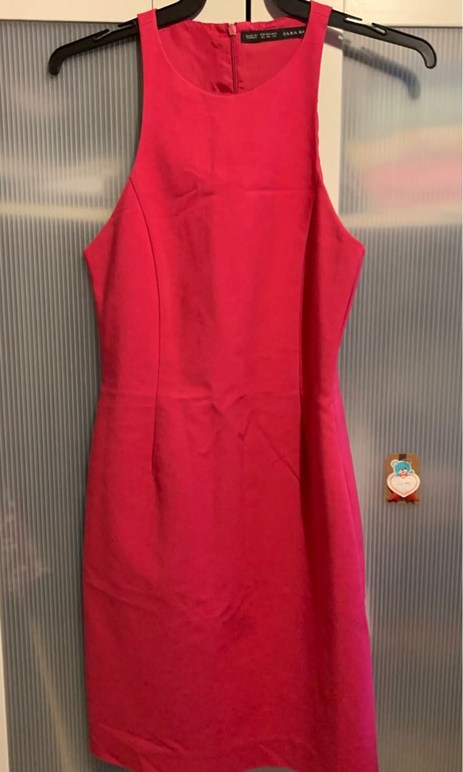Zara Pink Dress, Women's Fashion, Dresses & Sets, Dresses on Carousell