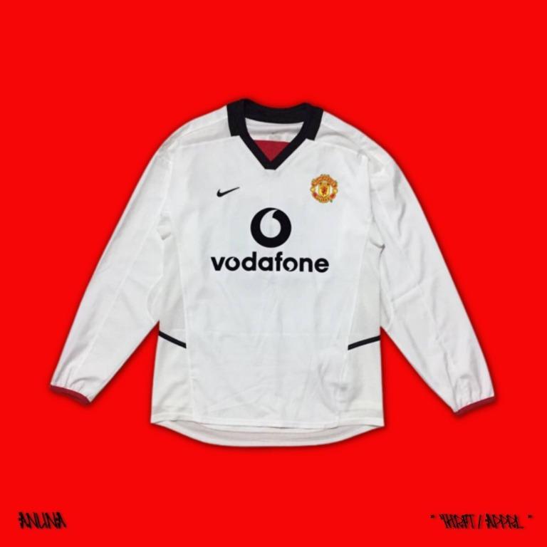 Manchester United Away Jersey 2002/03 ,Size Small on Carousell