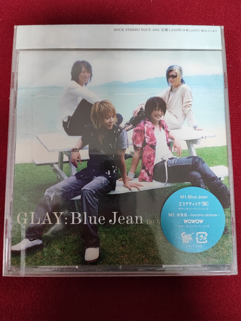 100%new 見本品glay blue jean CD 日本版/ 2004年made in Japan #罕有