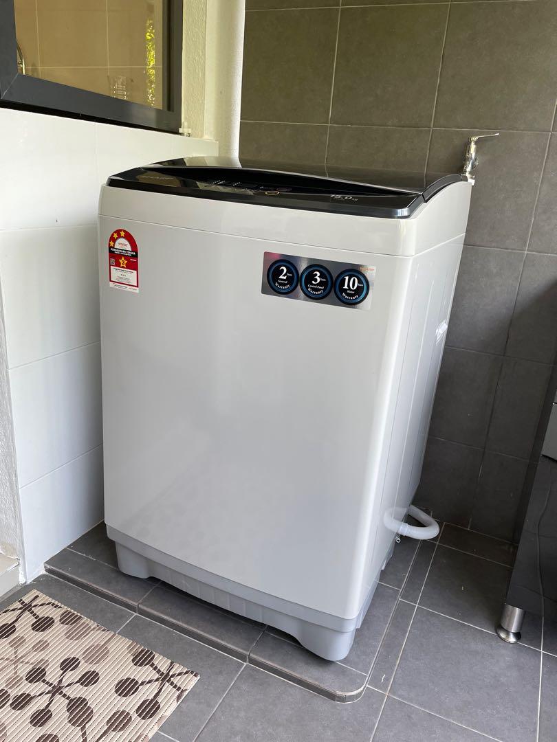 15kg sharp full auto top load washer (under warranty till jan 2024), TV