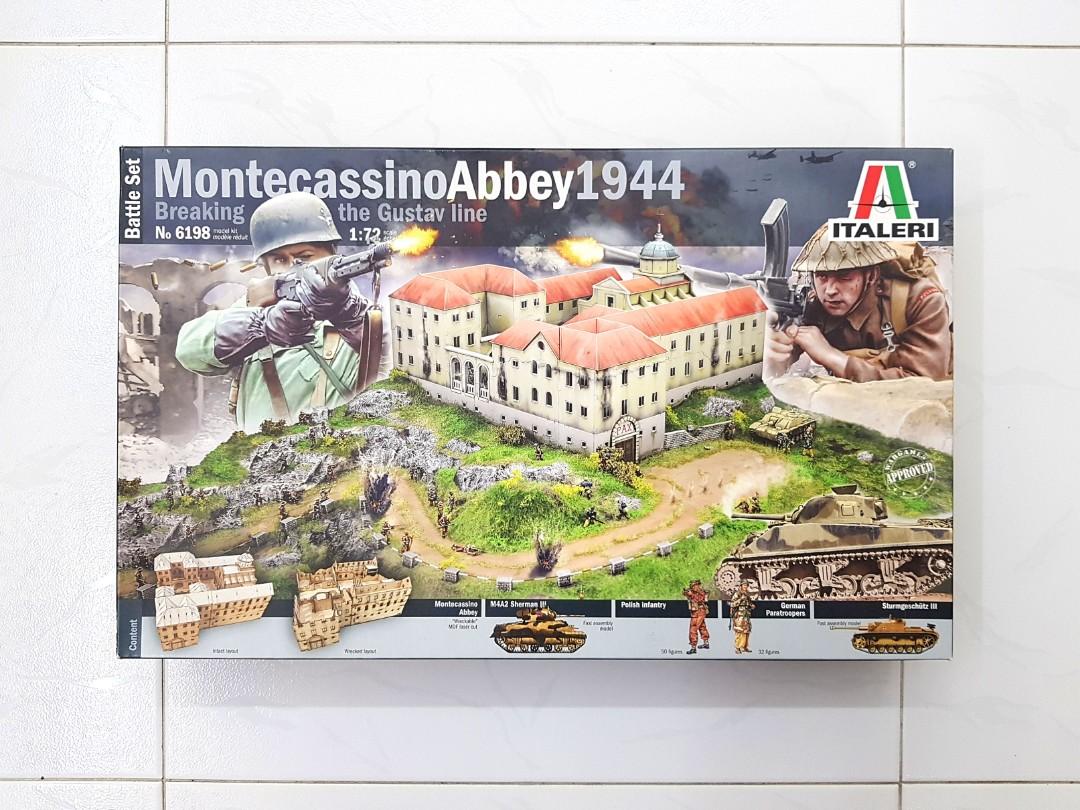 Italeri 6198 Armée 6198S-1:72 Montecassino'44 GUSTAV Line Battle Maquette De Construction Modelisme Bricolage Loisirs Collage Kit De Construction En Plastique Detaille Multicolore S Italeri 6198 Armée 6198S-1:72 Montecassino'44 GUSTAV Line Battle Maquette De Construction Modelisme Bricolage Loisirs Collage Kit De Construction En Plastique Detaille Multicolore S