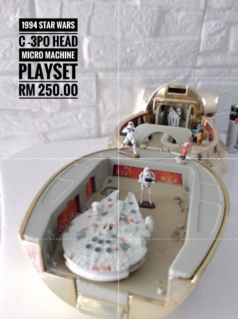1994 Star Wars C 3po Head Micro Machine Playset Hobbies Toys