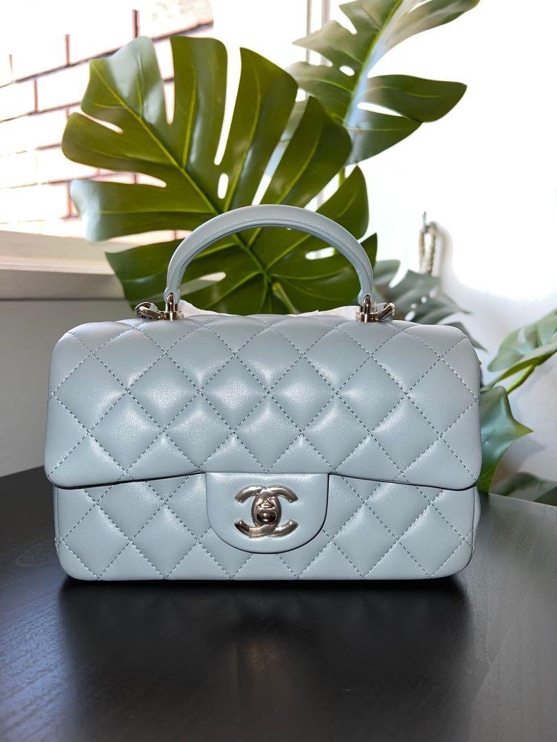 2022 Chanel Mini Top Handle, Luxury, Bags & Wallets on Carousell