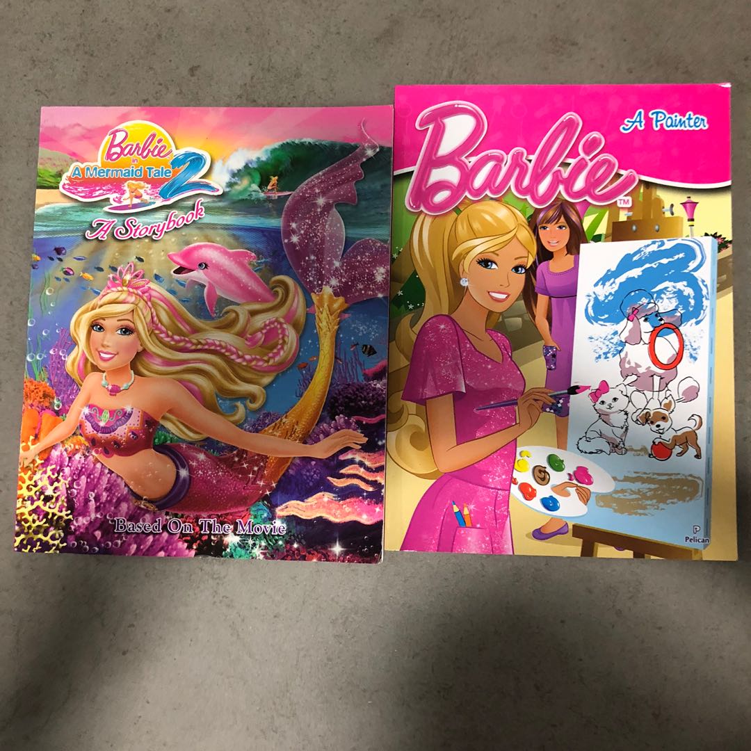 2 Barbie Storybooks, Hobbies & Toys, Books & Magazines, Children's