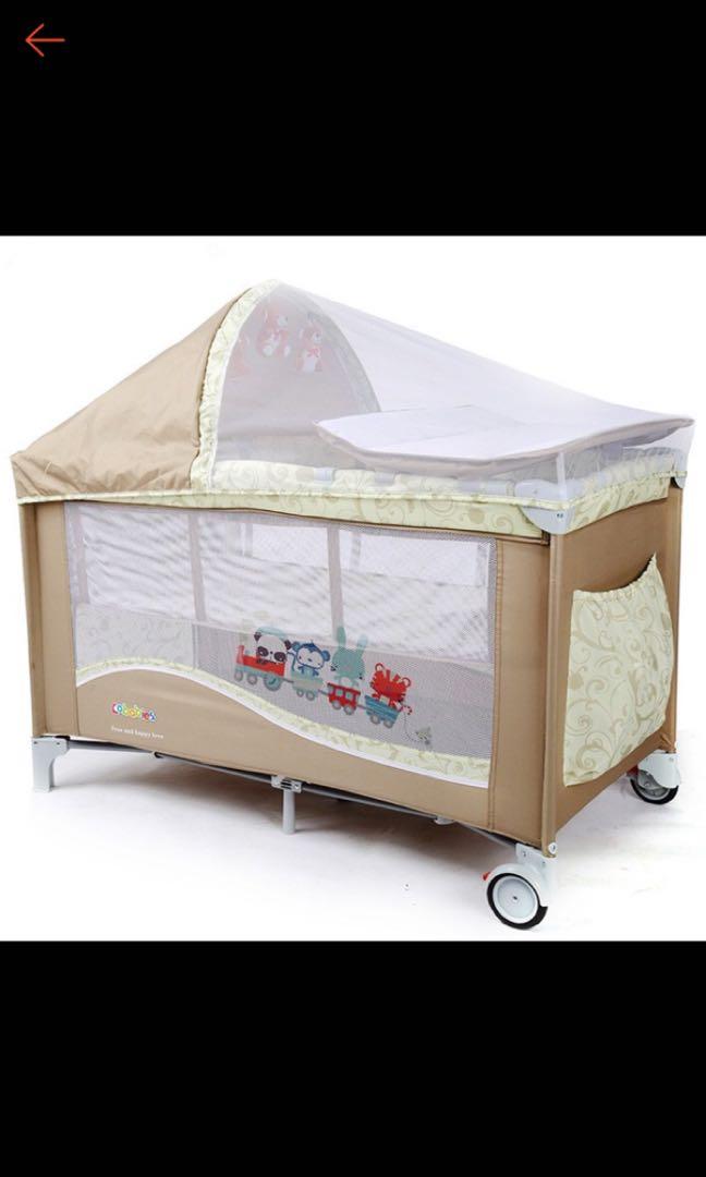 Pre-loved Crib/Playpen‼️ Php 2,200‼️, Babies & Kids, Baby ...