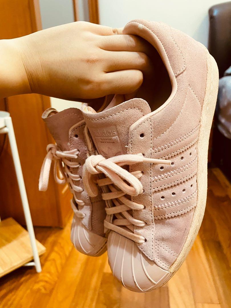 Superstar 80s metal hot sale toe womens Orange