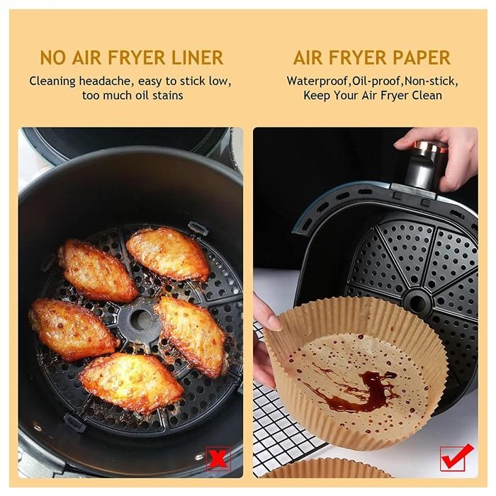  Air Fryer Liners for Dual Basket Air Fryer,90 Pcs