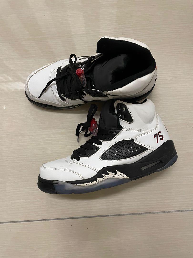 Jordan 5 hotsell psg white