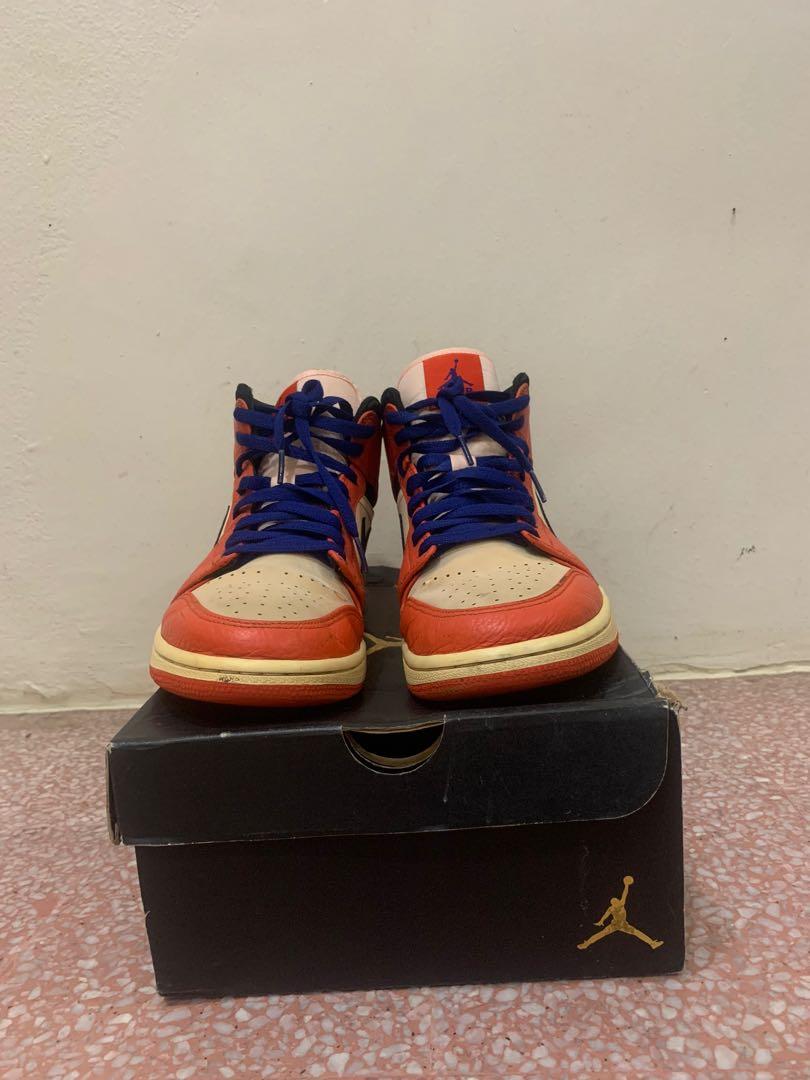 Aj1 mid team orange top