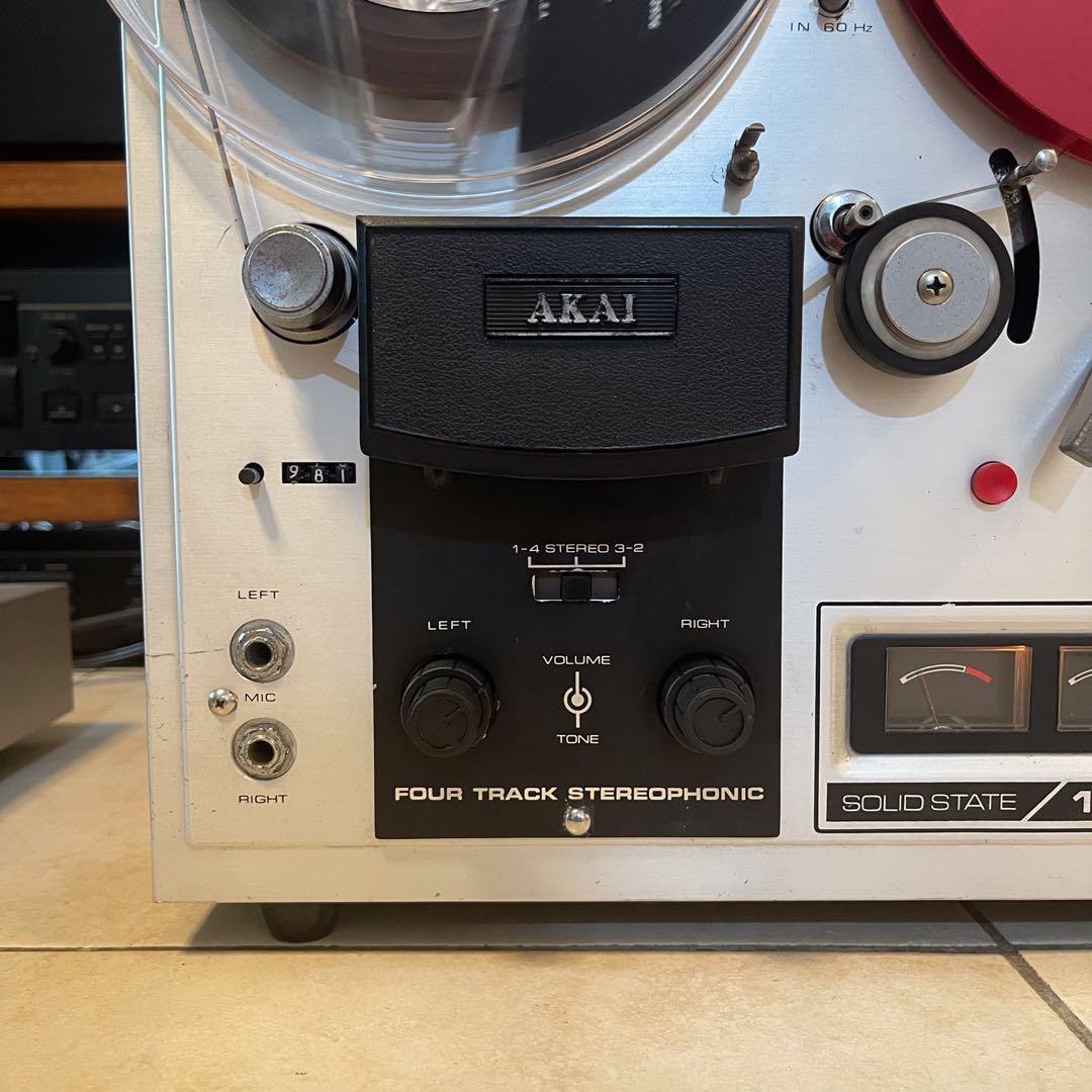 AKAI 1720W reel to reel tape recorder deck, Audio, Other Audio Equipment on  Carousell