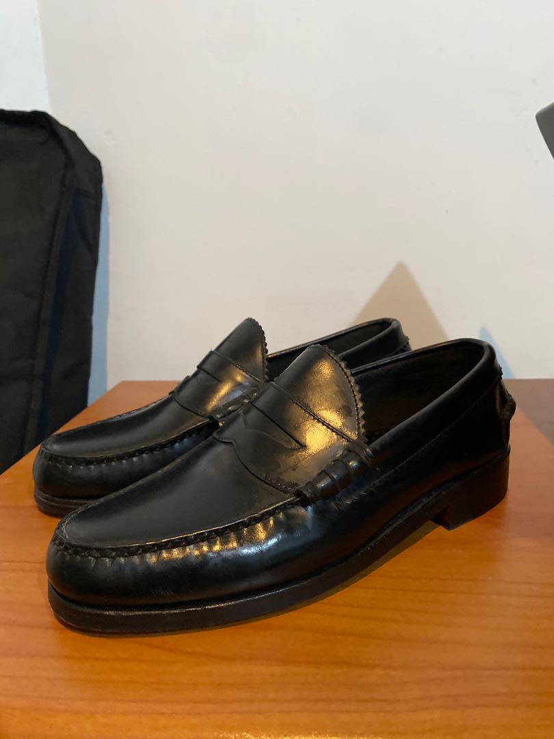 GH Bass & Co Tan Leavitt Men's Penny Loafer Shoes 