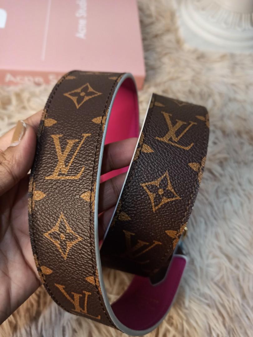 Louis Vuitton Monogram Bandouliere Shoulder Strap Hot Pink