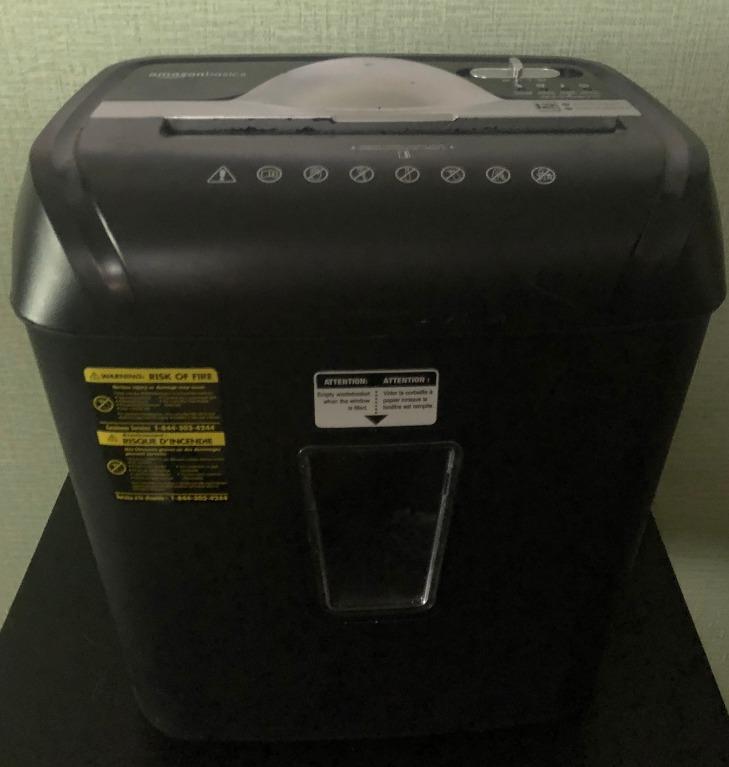 Amazon basics paper shredder 12 sheets furniture home living office