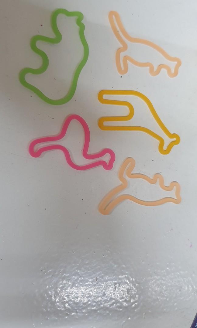 Animal shaped rubber bands, Hobbies & Toys, Stationary & Craft
