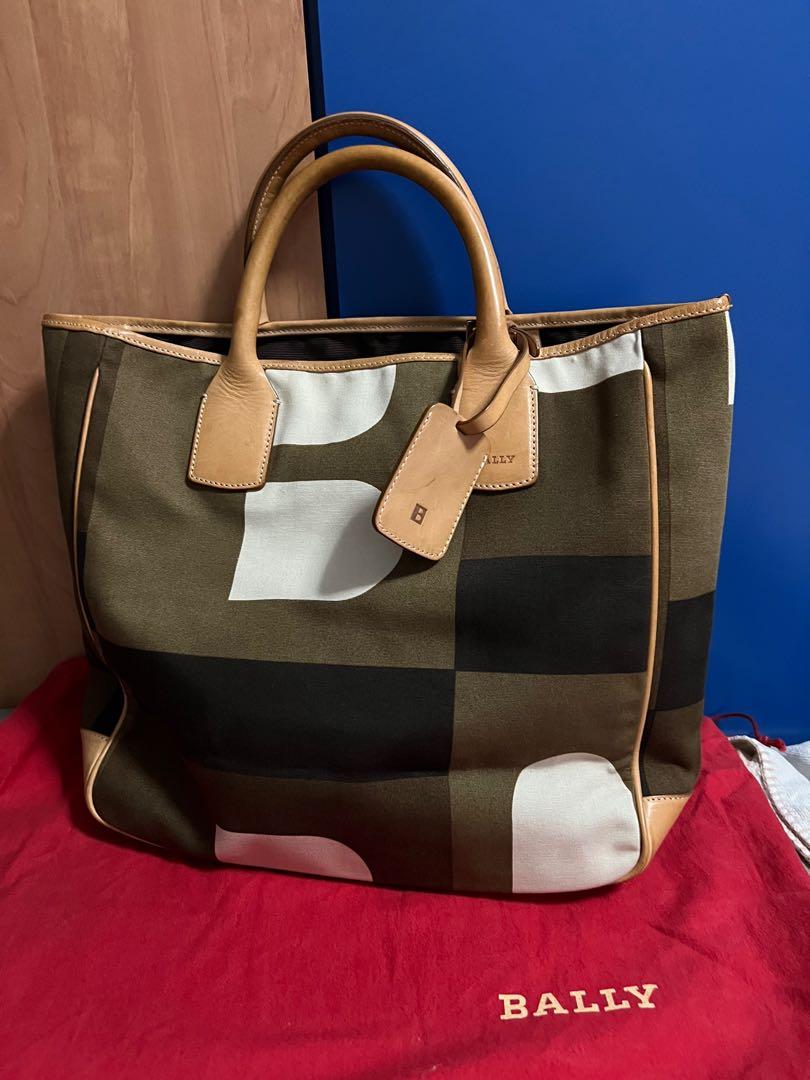 Authentic Bally Canvas Tote Bag Women s Fashion Bags Wallets
