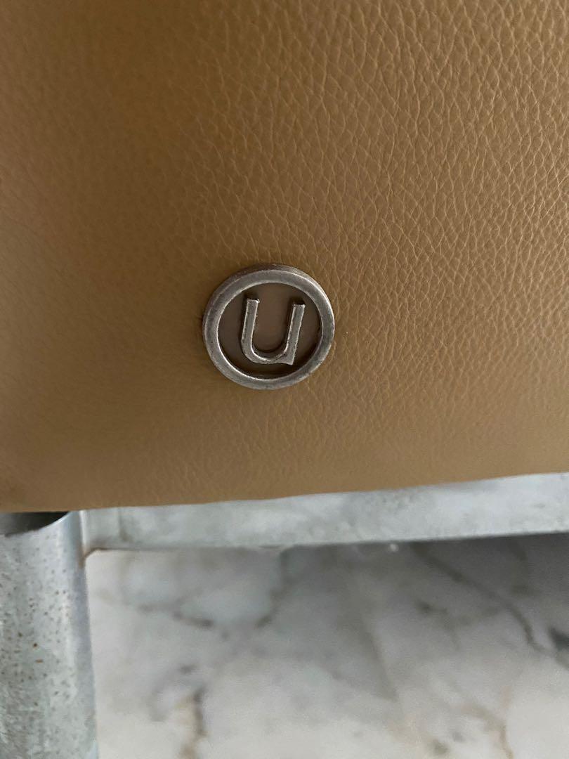 Authentic Natuzzi Genuine Leather 3seater sofa, Furniture & Home