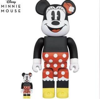 Minnie Mouse Bearbrick 400%+100%