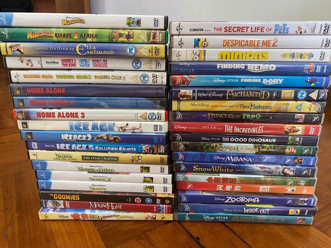 Big lot of children movie DVDs, Hobbies & Toys, Music & Media, CDs ...