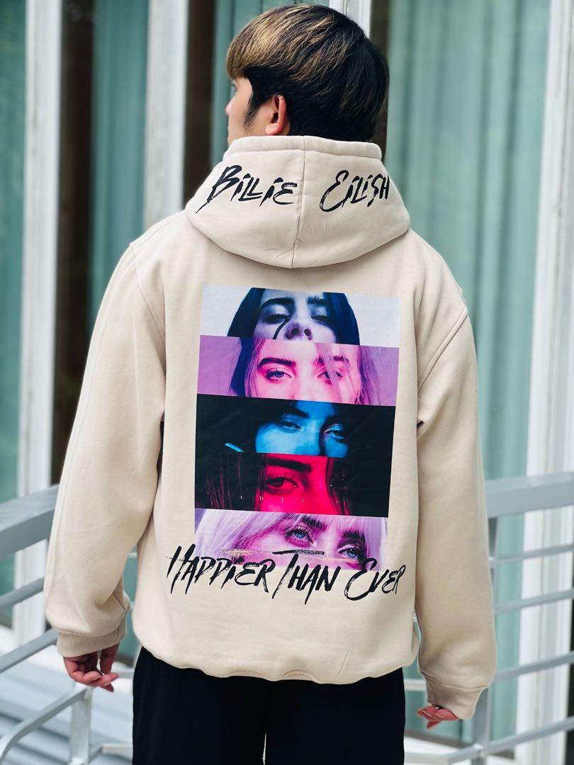 Billie eilish hoodie pink sales