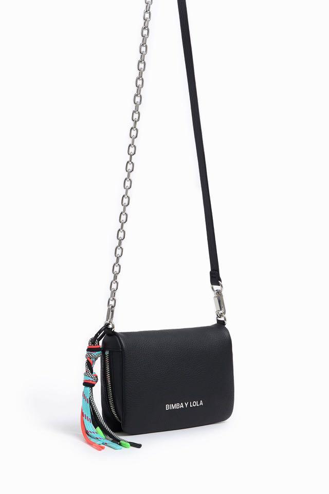 Bimba y lola black crossbody bag best sale