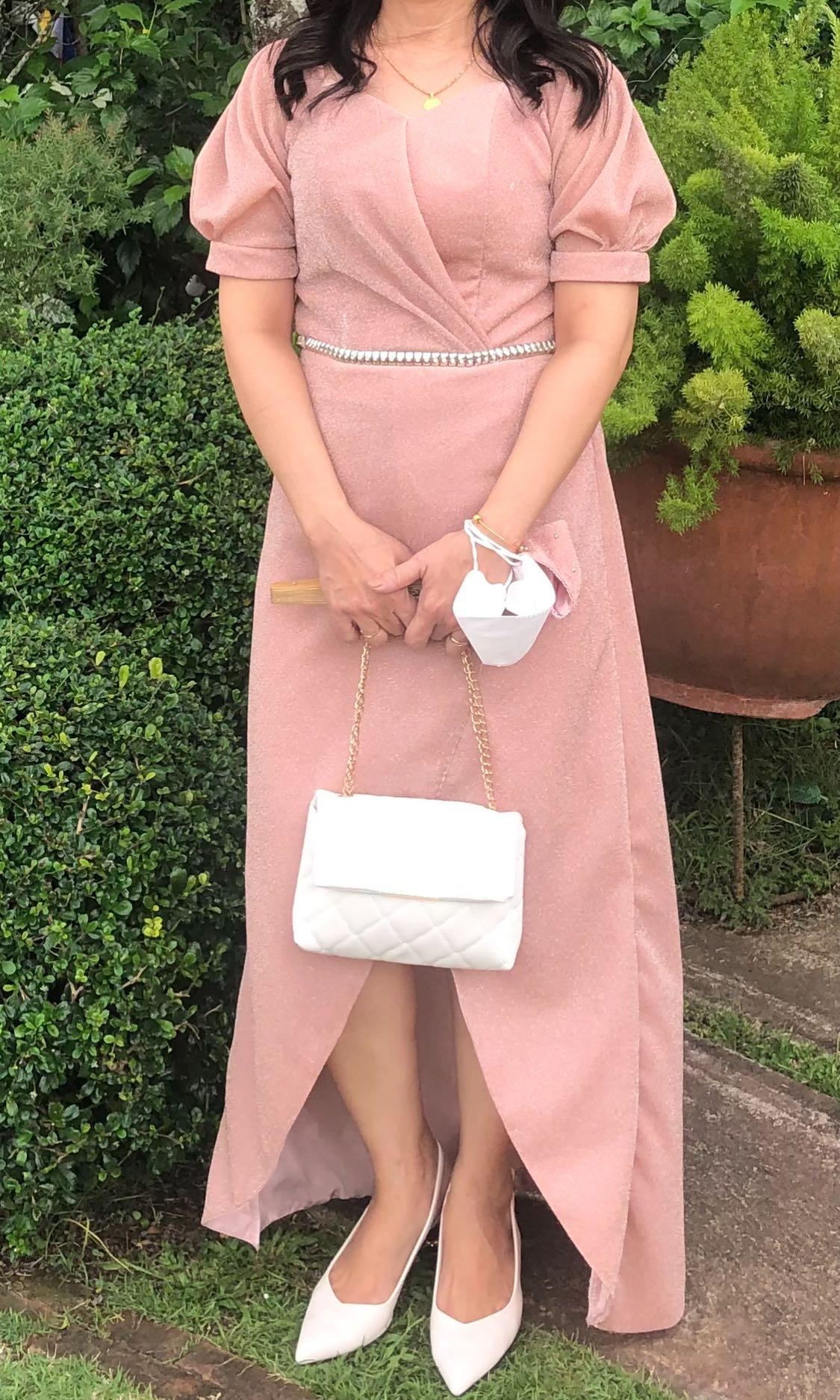 Blush pink gown for on sale ninang