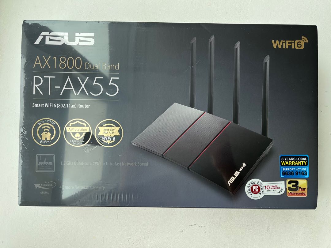 Brand new Asus RT-AX55 Router, Computers & Tech, Parts & Accessories ...